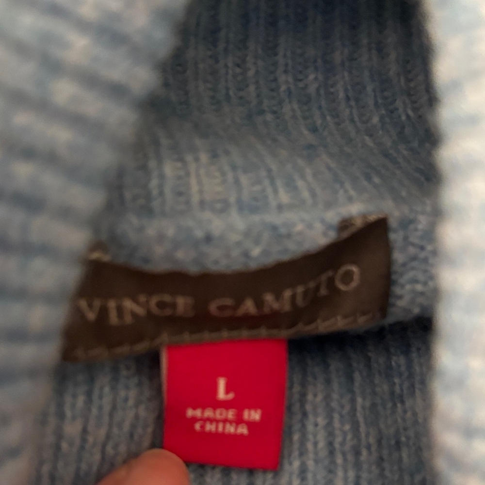 Vince Camuto Light Blue Turtleneck Sweater - Picture 2 of 2